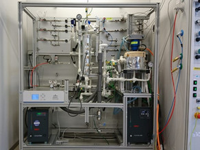 Anlage mit einem Berty und Rohrreaktor Versuchsanlage mit einem Berty-Reaktor und einem parallel geschalteten Rohrreaktor zur Durchführung kinetischer Messungen für die Methanisierungsreaktion
